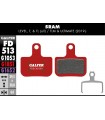 PASTILLA DE FRENO GALFER ADVANCED (ROJA) SRAM LEVELTTL