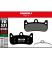 PASTILLA DE FRENO GALFER STANDARD (NEGRA) FORMULA CURA 4