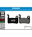 PASTILLA DE FRENO GALFER STANDARD (NEGRA) SHIMANO DEORE XT LX