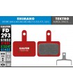 PASTILLA DE FRENO GALFER ADVANCED (ROJA) SHIMANO DEORE