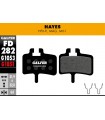 PASTILLA DE FRENO GALFER STANDARD (NEGRA) HAYES MAG HFX MX1